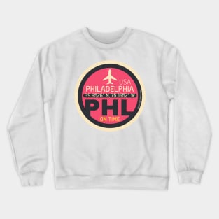 Pink Philadelphia Crewneck Sweatshirt